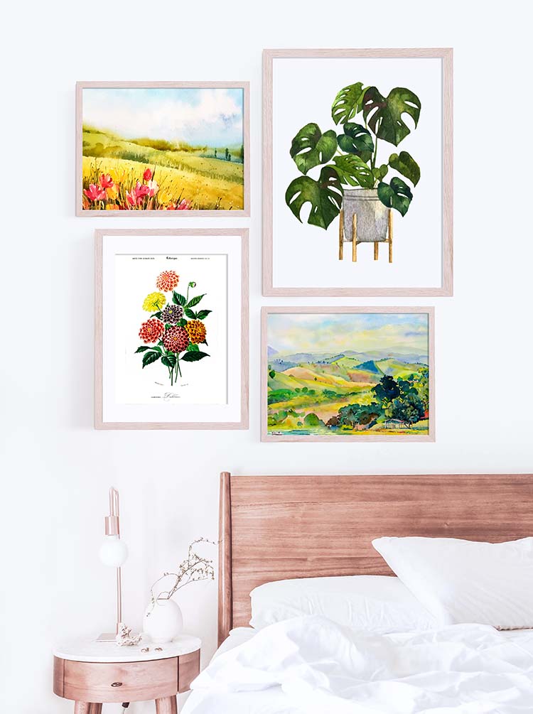 Dahlia - Botanical Poster