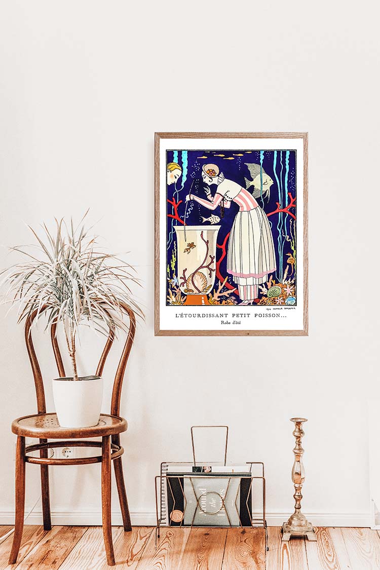 L'Etourdissant Petit Poisson - 1914 George Barbier Fashion Poster