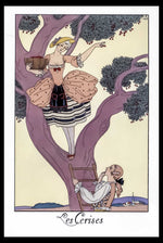 Les Cerises - 1925 George Barbier Art Deco Fashion Poster