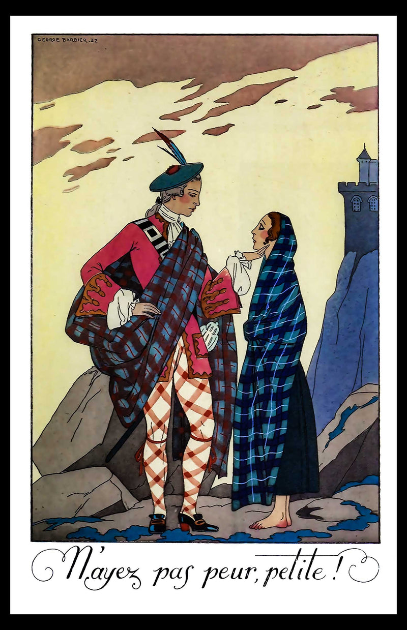 N'ayez Pas Peur Petite  - 1922 George Barbier Art Deco Fashion Poster